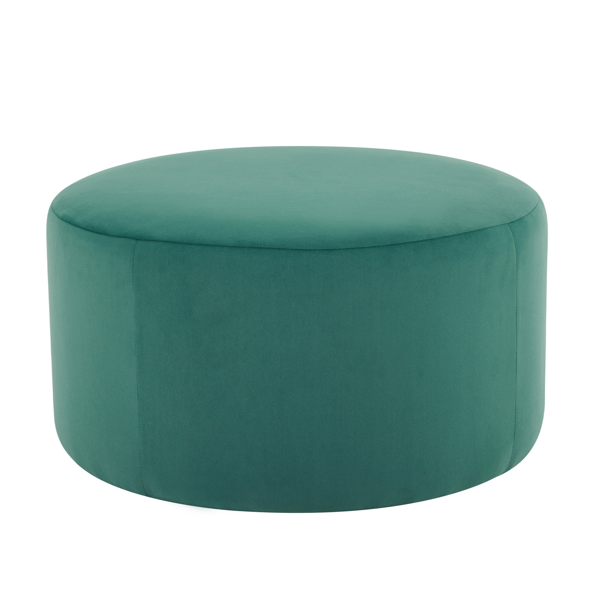 Ottoman Green Foam Velvet