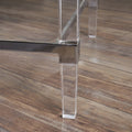 Rectangle Coffee Table Clear Glass