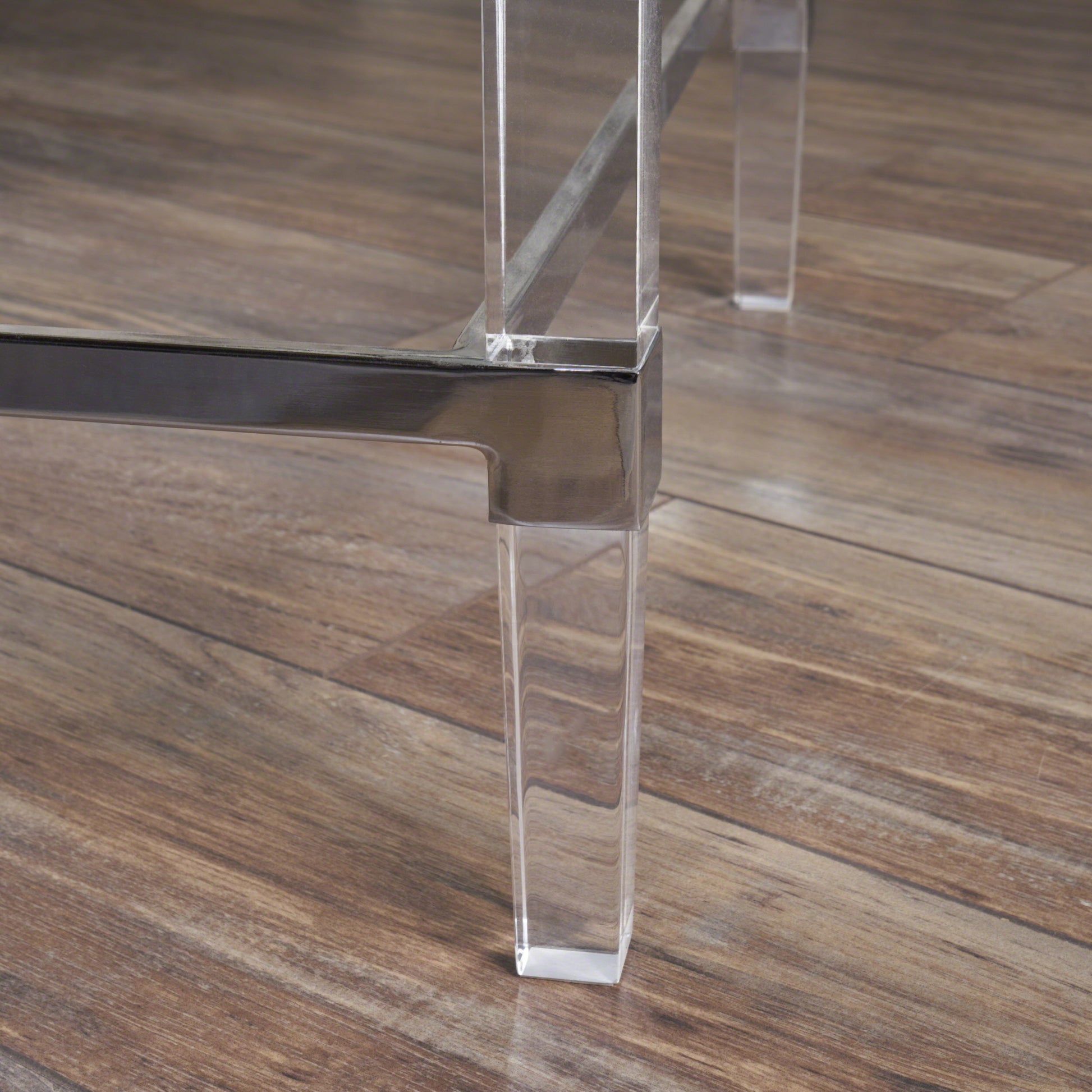 Rectangle Coffee Table Clear Glass