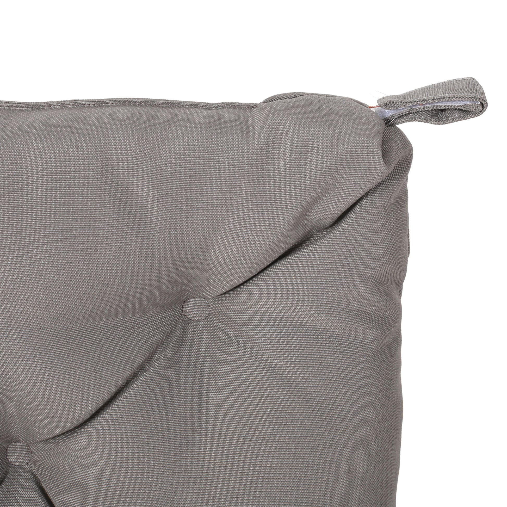 Chair Cushion Grey Fabric