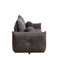 Lamb'S Wool 2 Seater Cushion Sofa 90'' Comfortable Sofa For Living Room Bedroom And Other Casual Spaces Lamb'S Wool Sofa With 2 Cushions And 2 Ball Pillows. Gray Two Sets Gray Foam Fabric 4 Seat