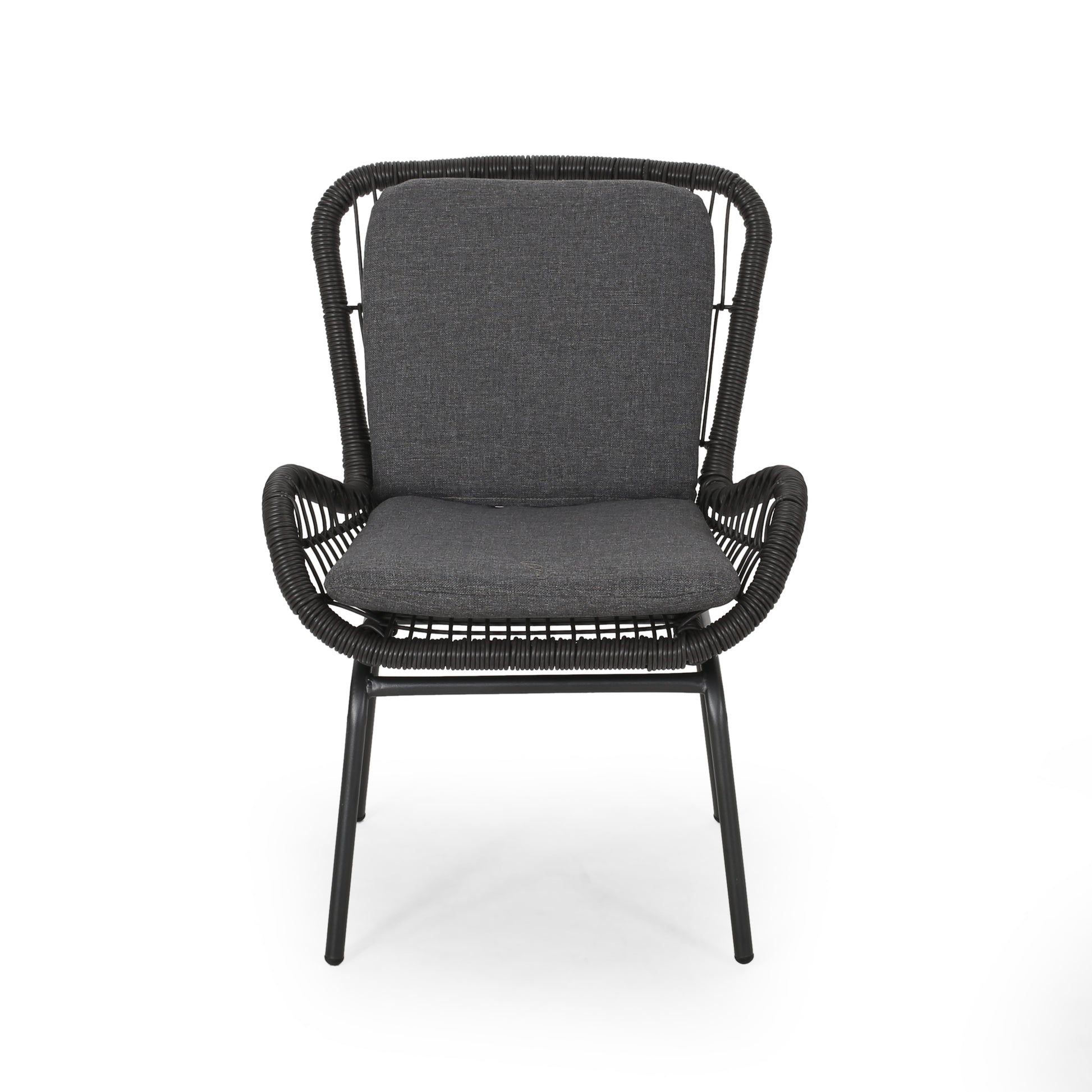 Pabrico Chair Grey Iron Plastic