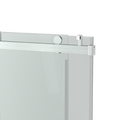 Top Rail Only, Stainless Steel Top Track With Buffer For Shower Door, 24D01P01 60Bnx Brushed Nickel Stainless Steel