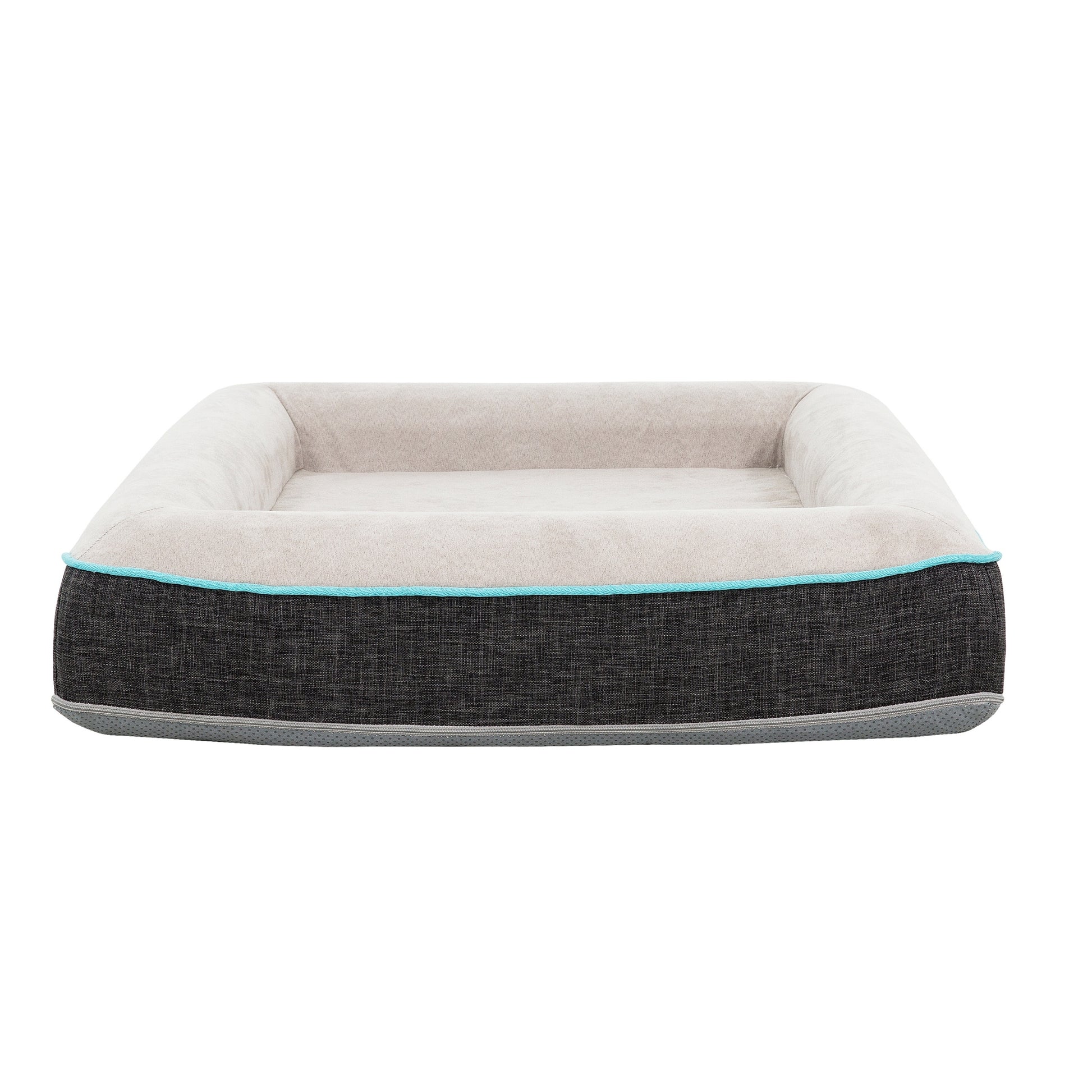 Pet Calming Small Bed Dog Cat Sleeping Soft Memory Foam Floor Bed, Waterproof, Washable Cover Multi Removable Cover Modern Dog Memory Foam Polyester