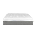 Ultra Plush 13 In. Medium Gel Memory Foam Mattress For King Size Bed In A Box With Double Layered Jacquard Cover Grey White Bedroom Modern Memory Foam Polyester King