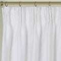 Newport Blackout Curtains For Bedroom, Linen Curtains For Living Room, Window Curtains, Room Darkening Curtains 84 Inches Long, Soft White Soft White Linen