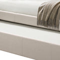 Fog Twin Upholstered Daybed With Trundle Box Spring Not Required Twin Fog Traditional Wood Fabric