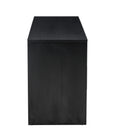 Wood Mdf Boards, 6 Drawers Dresser, Black Black Mdf
