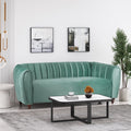 3 Seater Sofa Turquoise Velvet 3 Seat