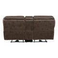 Plush Modern Living Room Sofa Set 2Pc Power Reclining Sofa And Loveseat Brown Microfiber Upholstery Usb Port Solid Wood Frame Furniture Brown Microfiber Wood Primary Living Space Modern Plywood,Solid Wood 5 Seat