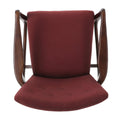 Arm Chair Brick Red Fabric