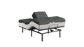 Goodvibesleep Ease Flex Head Mattress And Adjustable Base Comfort Ensemble, Queen Size Gray Foam Queen