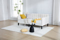 Same As B083121461 Elena Twin Size Beige Velvet Upholstered Daybed, Ribbed Tufted Backrest, Daybed In Lavish Modern Design, Richly Hued Foam Comfort Box Spring Not Required Twin Ivory Metal Bedroom Daybeds Velvet Velvet Upholstered