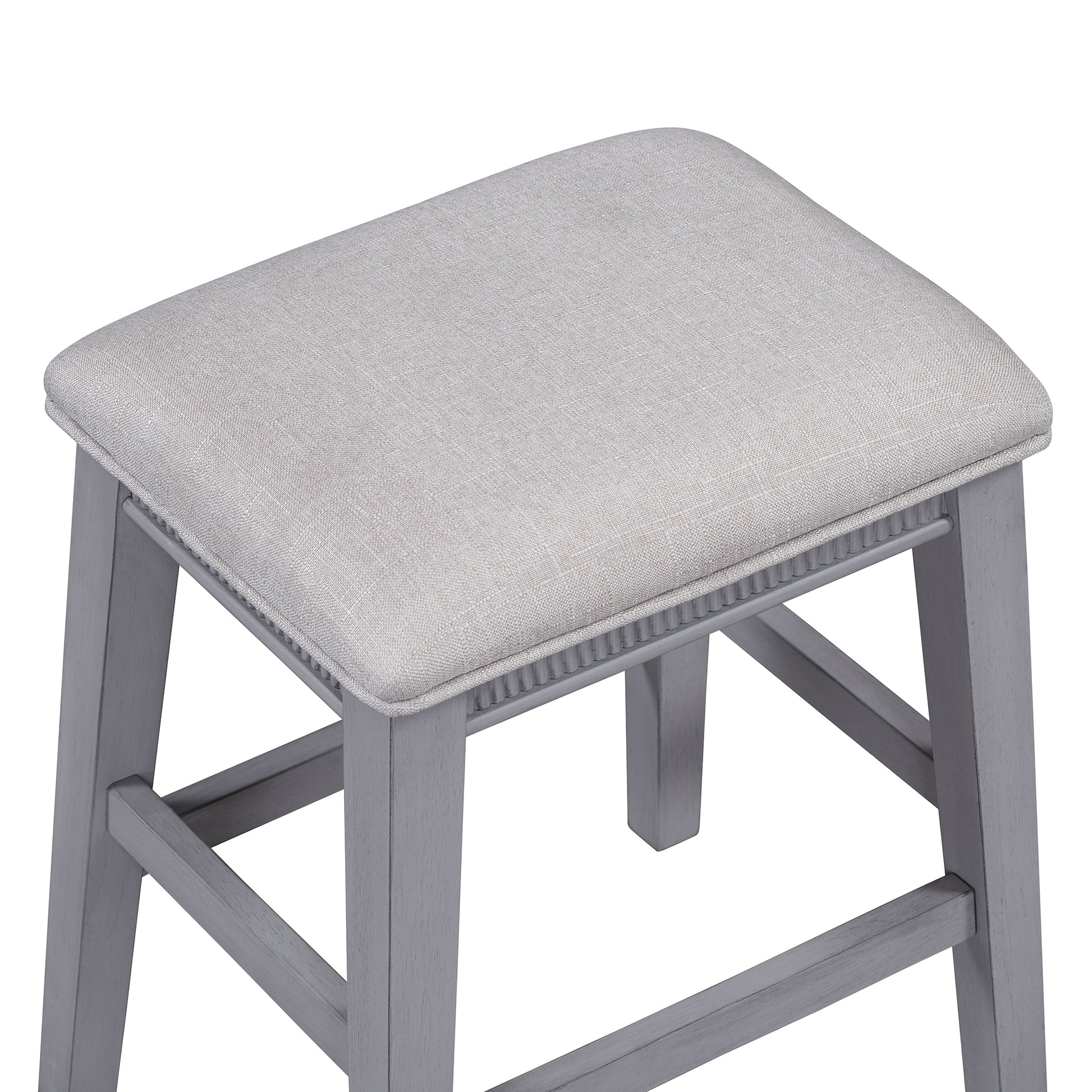 4 Piece Dining Table Set For 3, Retro Kitchen Table And Chairs Set With 3 Storage Drawers, Ideal For Small Spaces Gray Gray Mdf,Rubber Wood