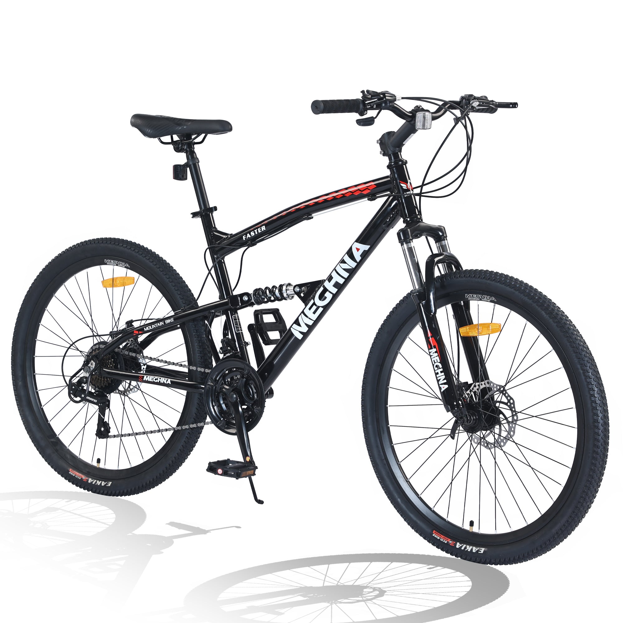 26 Inch Mountain Bike 21 Speed Dual Suspension Aluminum Alloy Frame For Men And Women'S Bike Cycling Black Garden & Outdoor Aluminium Alloy