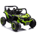 24V Two Seater Kids Ride On Utv W Parents Remote Control,Four Wheel Suspension,Slow Start,Large Wheel Design,Anti Collision Bar,Storage Space,Music,Usb,Bluetooth,Volume Control,Led Lights For Kids 3