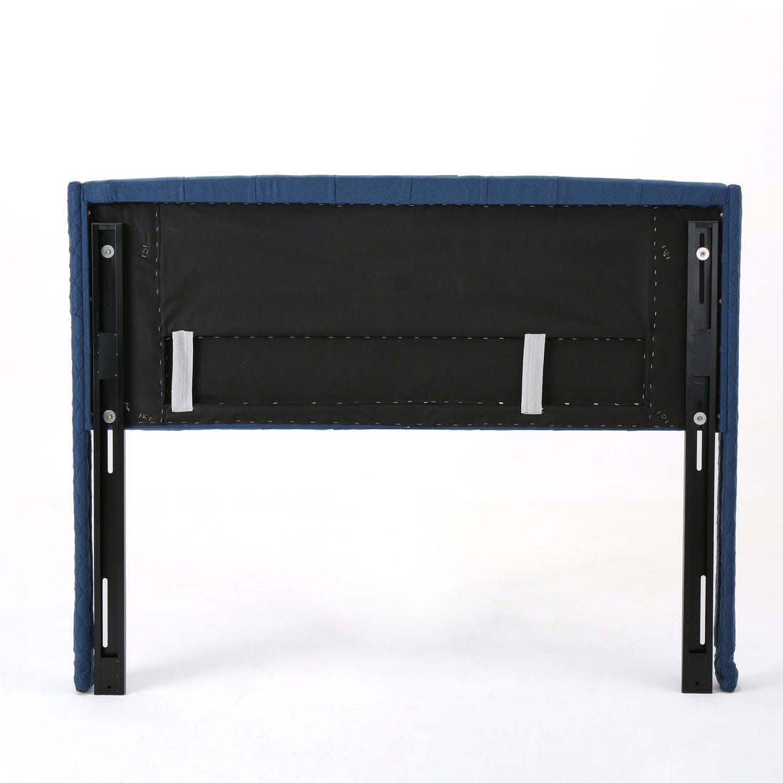 Lidia Wing Headboard Queen Dark Navy Fabric