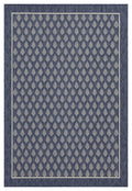 Sunshine Gc Har2007 Blue 5 Ft. 3 In. X 7 Ft. 3 In. Indoor Outdoor Area Rug Blue Polyester Polypropylene