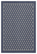 Sunshine Gc Har2007 Blue 7 Ft. 10 In. X 10 Ft. 3 In. Indoor Outdoor Area Rug Blue Polyester Polypropylene