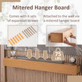 60'' Fireplace Mantel Wooden Wall Mounted Floating Shelf 8