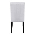 5 Piece Round Dining Table Set, 43 Inch Modern Dining Table And 4 Upholstered Chairs For Dining Room, Kitchen Room, Living Room, Easy Assembly Upholstered Chair Beige White Dining Room American Design,Farmhouse,Mid Century Modern,Modern Round Round