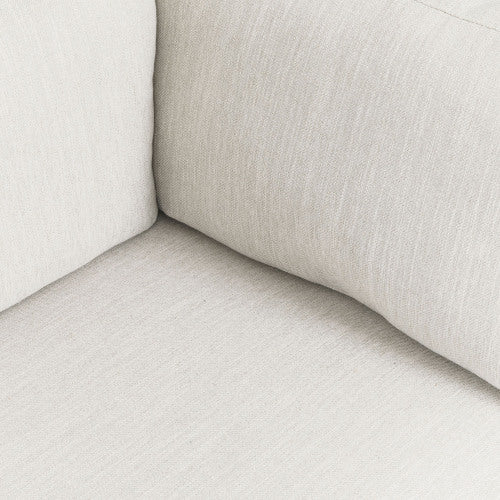 Chaise Lounge Beige Fabric