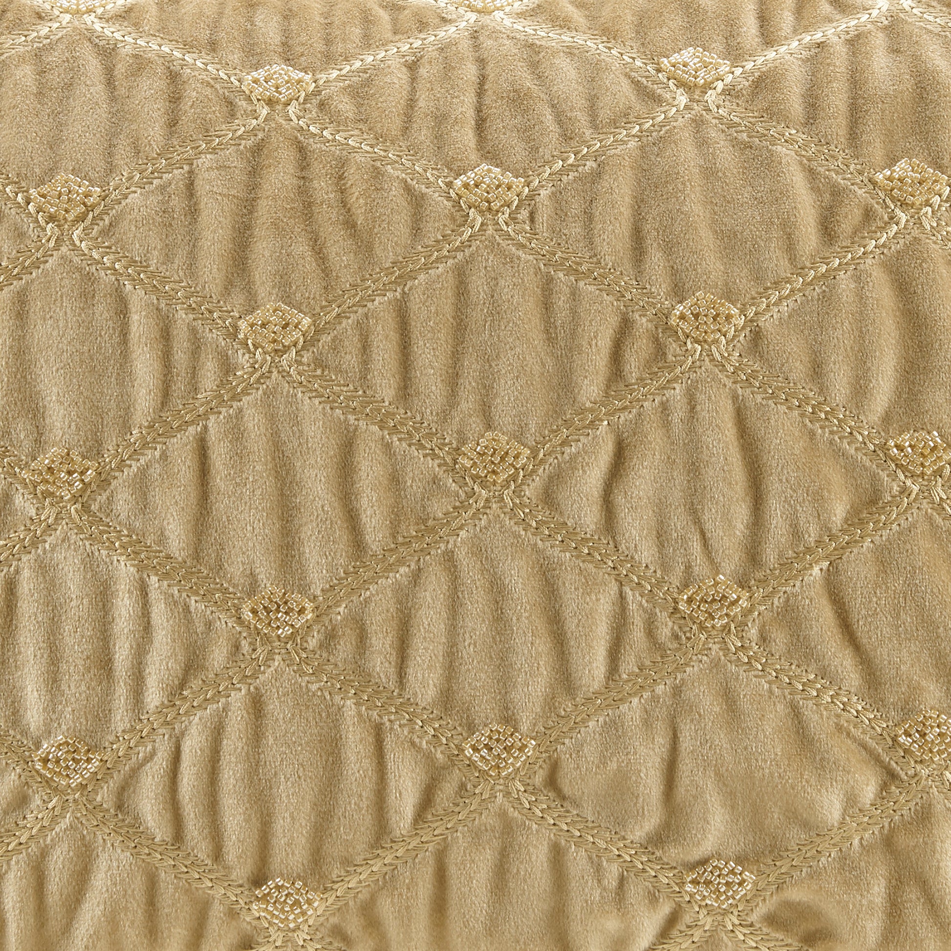 Oblong Decor Pillow Gold 22X15" Gold Cotton