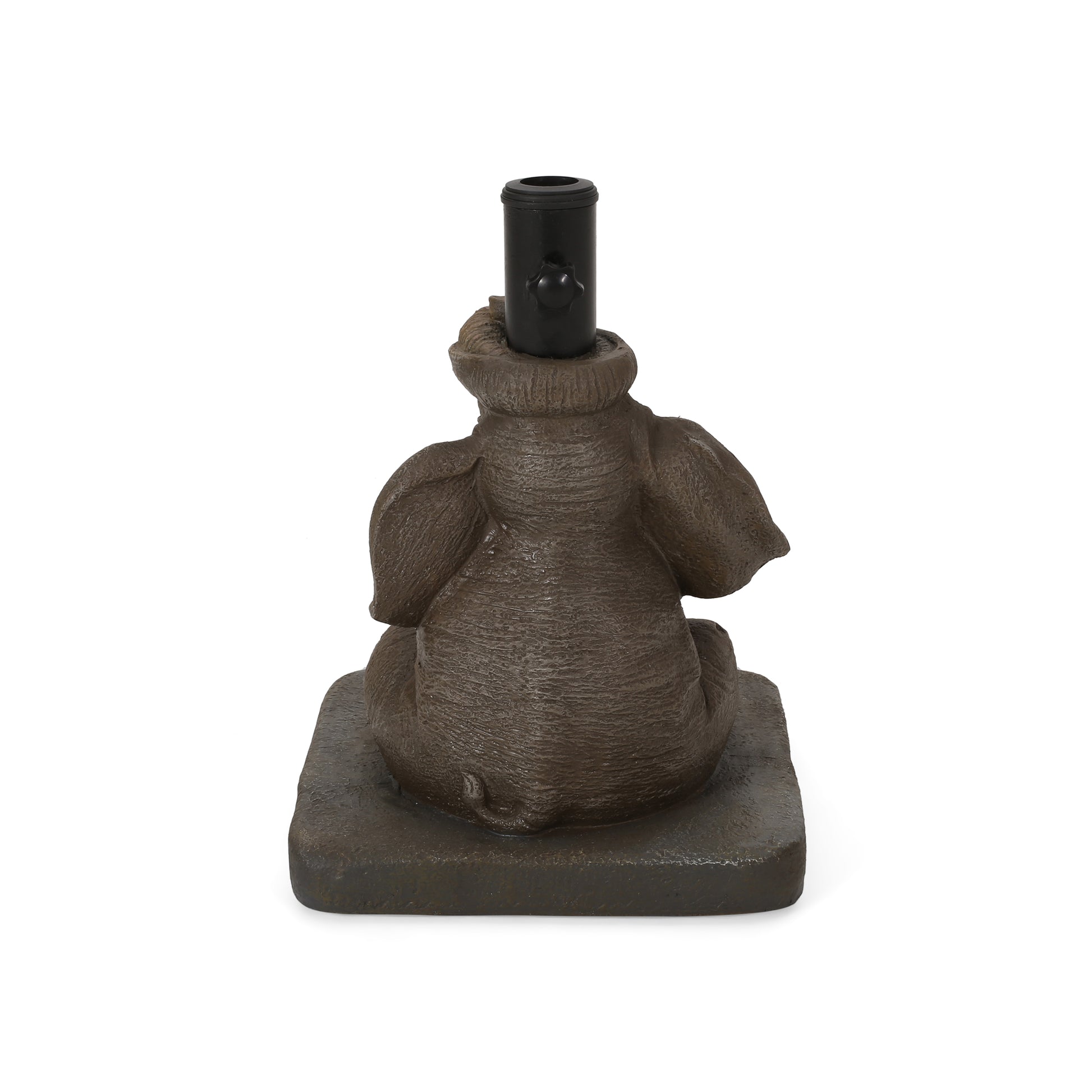 Elephant Umbrella Base Gray Concrete