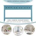 Rustic Entryway Console Table, 60