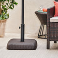 Bahulu Umbrella Base Square Brown Concrete