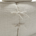 Modular Sectional Sofa, U Shaped Couch With Sofa For Five & Pillows, Modern Minimalist Chenille Fabric Large Comfy Cloud Sofas, Living Room Furniture Sets Beige Chenille 5 Seat