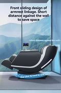 Massage Chair Zero Gravity Full Body Airbags,Bluetooth Speaker,Shiatsu Foot Massage Black Pu Leather