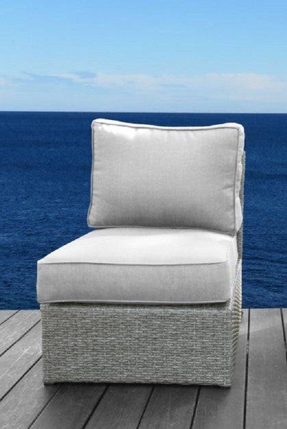 Fully Assembled Patio Chair With Cushions Yes Sectional Grey Mix Rust Resistant Frame Stain Resistant Cushions Garden & Outdoor Modern Sofa Seating Groups Foam Wicker