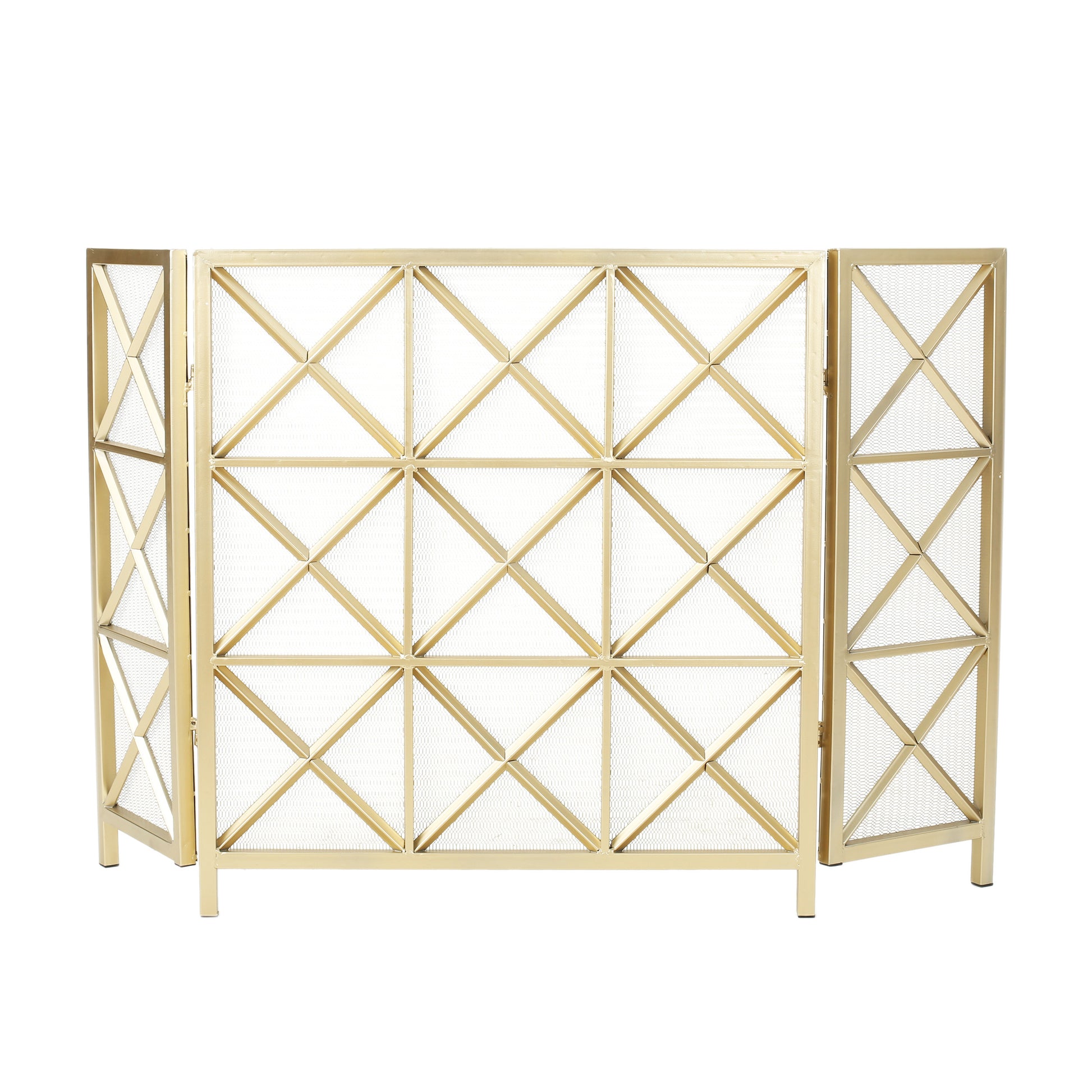 Fire Screens Gold Iron