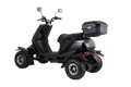 Electric Mobility Recreational Travel Scooter For Adults,Mobility Scooters For Seniors, 4 Wheel Powered Mobility Scooters Black Abs Pc