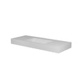 Solid Surface Basin Matte White Contemporary Solid Surface