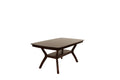 Formal Look 1Pc Dining Table W Shelve Solidwood Espresso Finish Dining Room Furniture Espresso Espresso Dining Room Classic,Contemporary,Modern,Transitional Rubberwood Rectangular Kitchen & Dining Tables Rectangular Solid Wood
