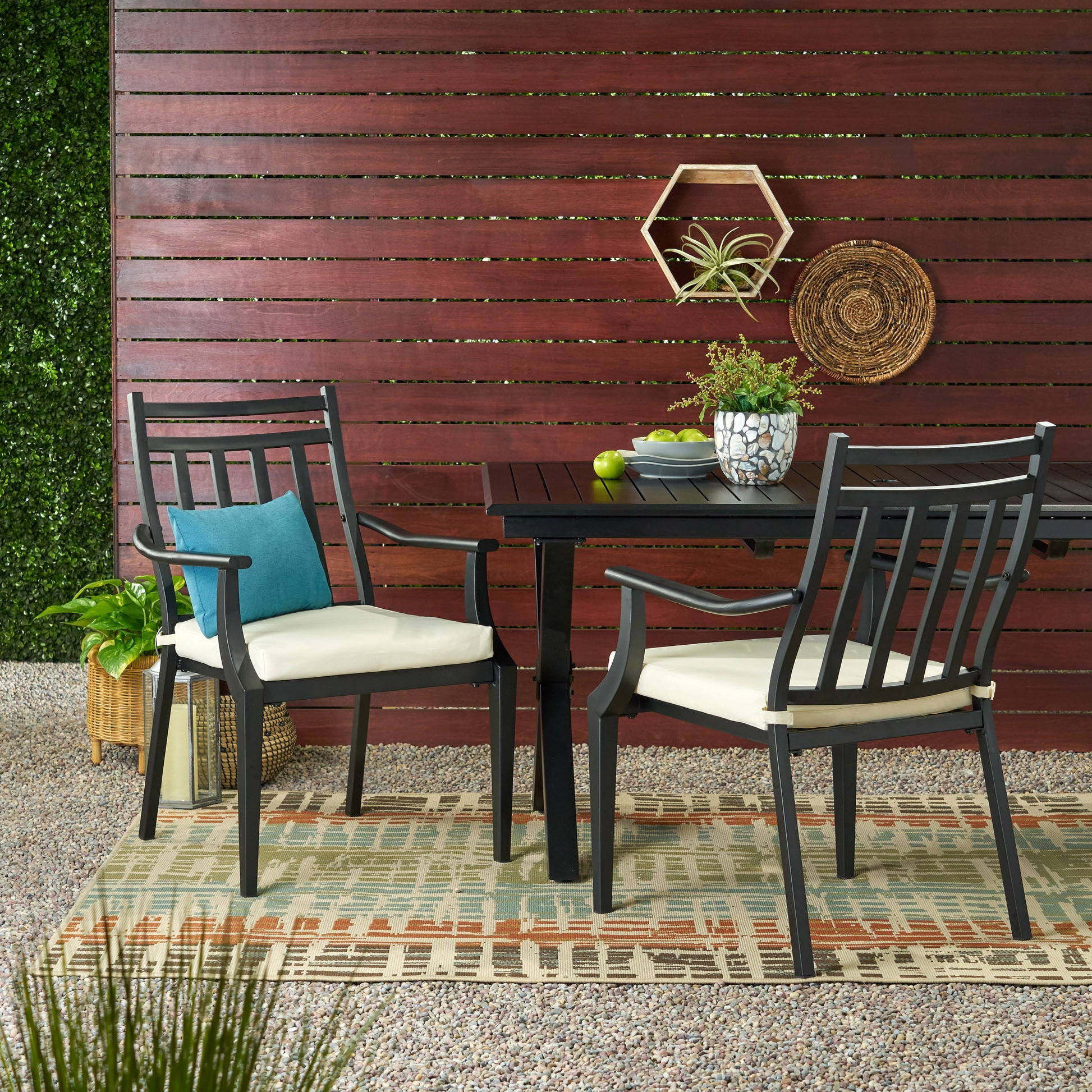 Delmar Dining Chair Black Acacia Wood