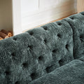 81.5 Inch Chenille Corner Sofal Shaped Sectional Couch, 5 Seater Corner Sofas With 3 Cushions For Living Room, Bedroom, Apartment, Office Green Foam Chenille 5 Seat