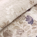 6 Piece Printed Quilt Set With Throw Pillows Taupe King Cal King King Multicolor Cotton