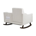 Emerson Nursery Rocker In Cream Boucle Cream Fabric