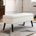 Storage Bench With Storage Bench For Bedroom End Of Bed Bench Foot Of Bed Bench Entryway Bench Storage Ottoman Bench 43.3