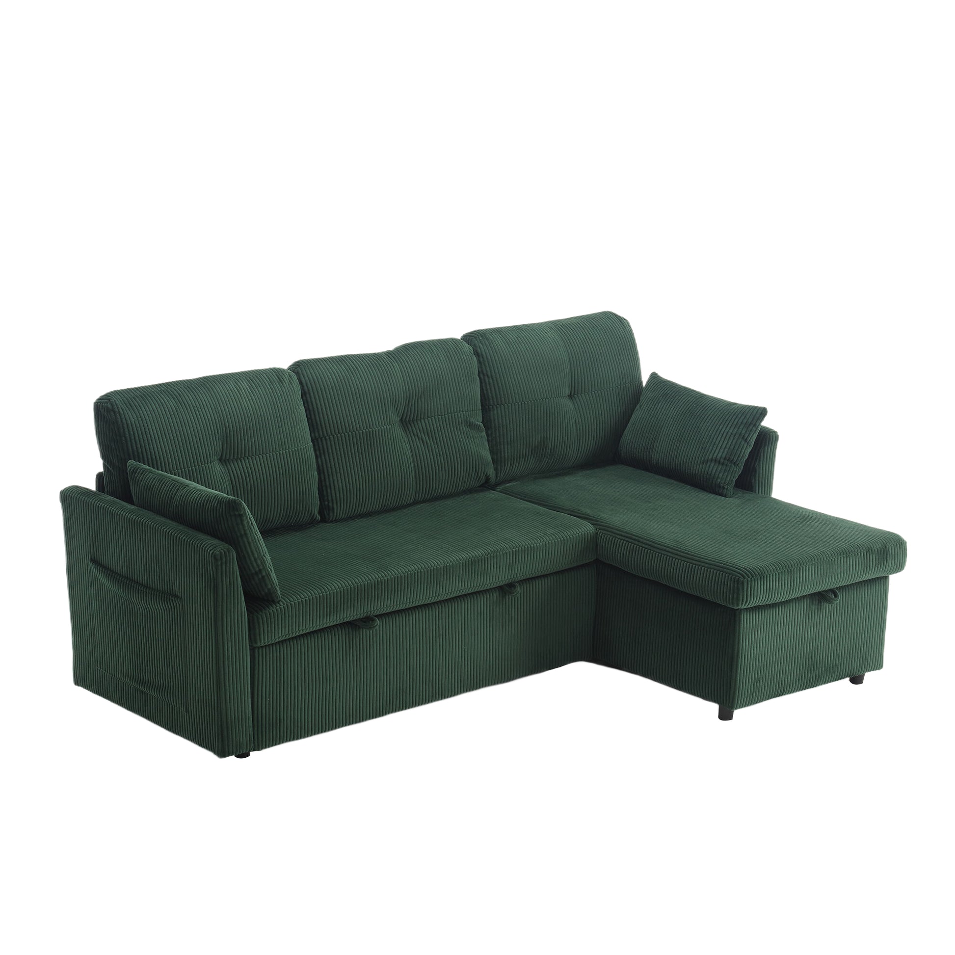 United Modular Sectional Sofa L Shaped Modular Couch With Reversible Chaise Modular Sofa Sectional Couch With Storage Seats Emerald Velvet 4 Seat