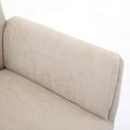 Ts Office Chair 1Pc Creamy White Creamy White Corduroy