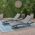 Kauai Pe Wicker Chaise Grey Rattan