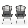 La Habra Chair Grey Iron Plastic