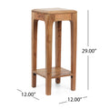 Plant Stand Natural Wood