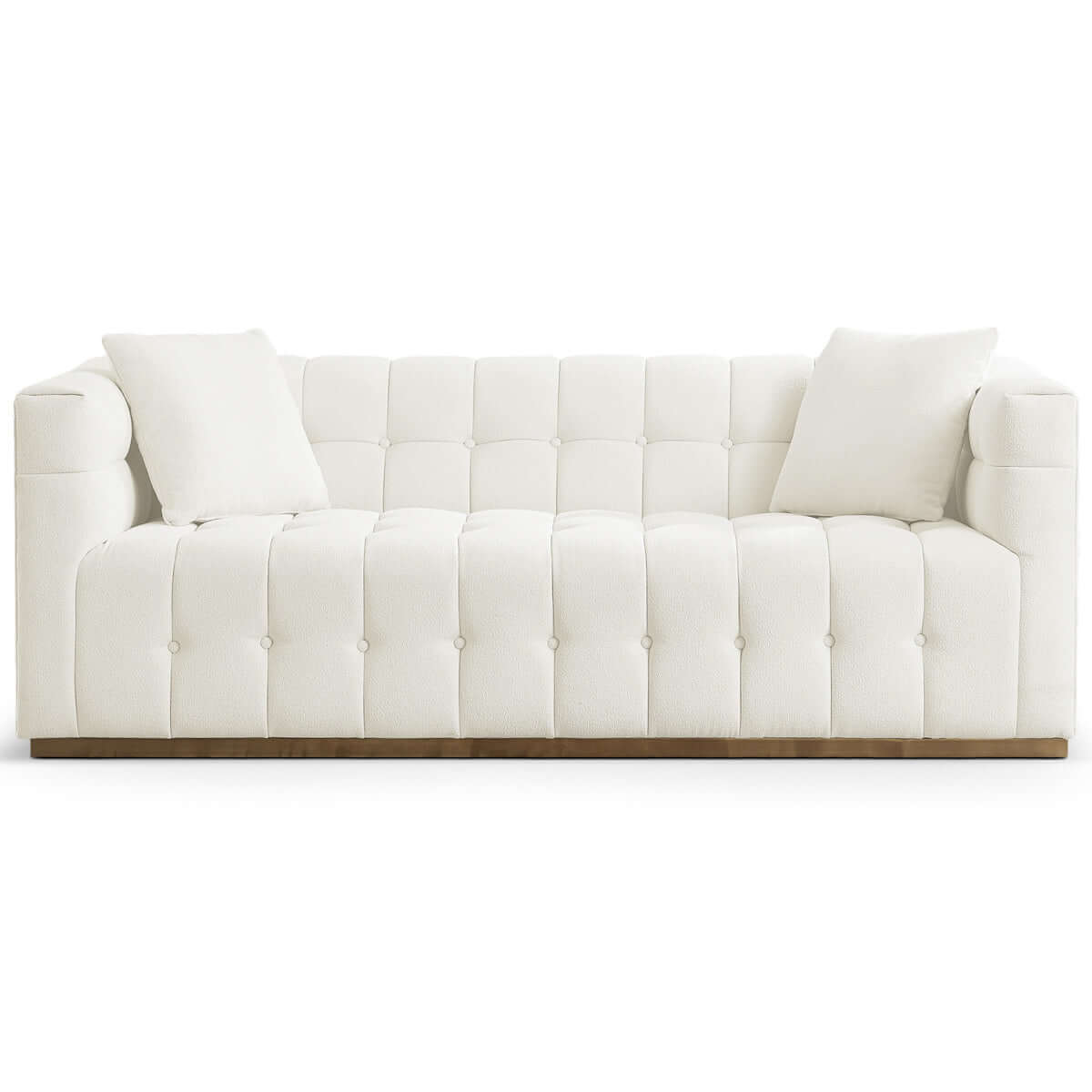 Eleanor Sofa Beige Boucle Beige,Ivory,Ivory White,Light Beige Boucle 3 Seat