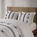 3 Piece Cotton Duvet Cover Set Queen Multicolor Cotton