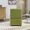 Coolmore 360 Degree Swivel Barrel Club Chair With One Pillow,Modern Comfortable Upholstered Accent Chair,Linen Accent Chair For Living Room,Bedroom Green Linen Green Primary Living Space Modern Foam Linen